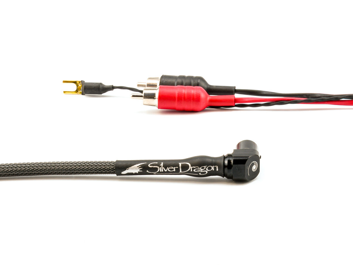 Silver Dragon Phono DIN to RCA Cable - Connectors