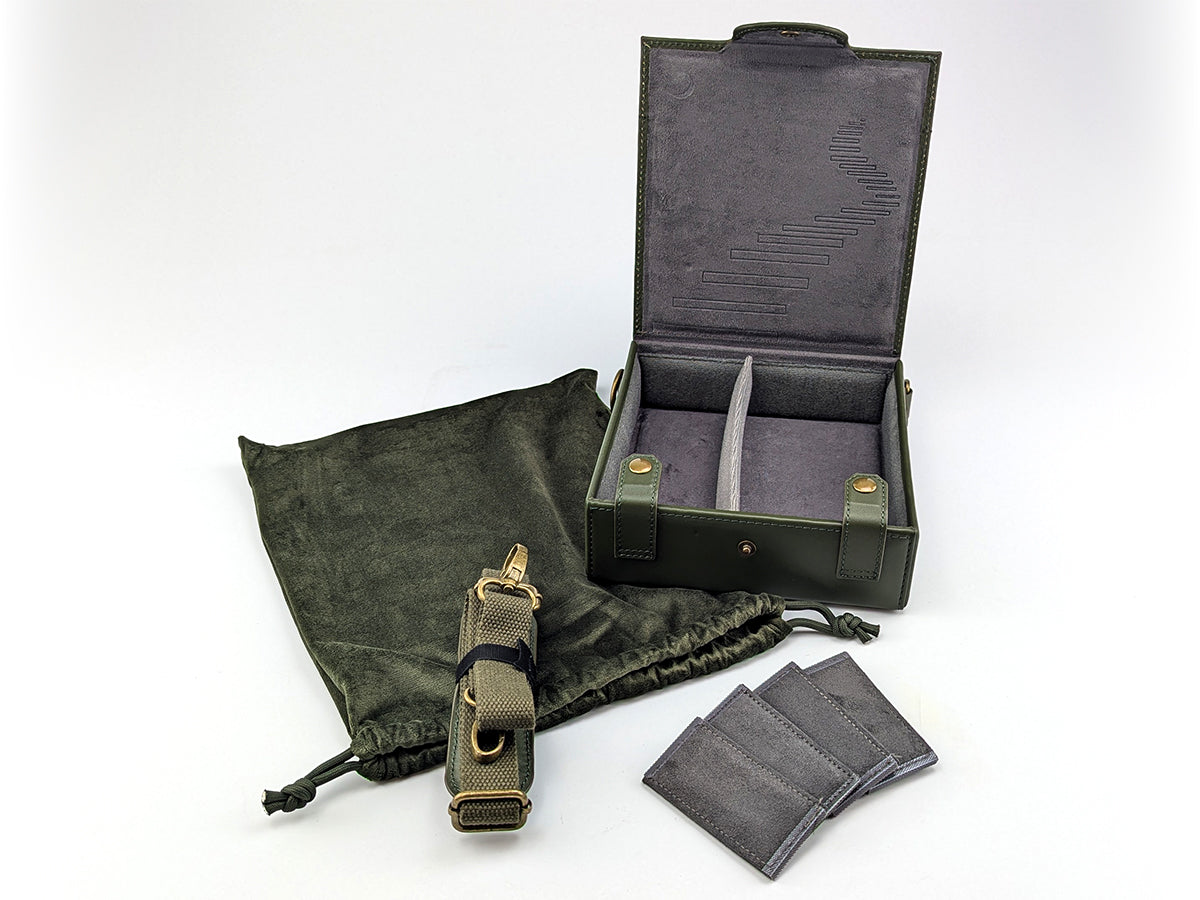 IEM or DAP Leather Carrying Case