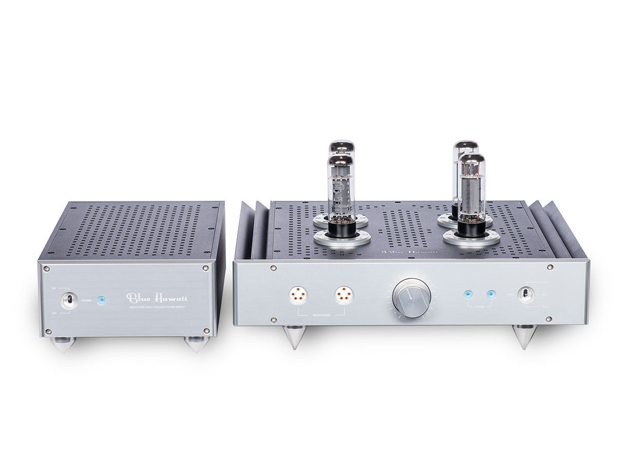 HeadAmp Blue Hawaii Front in Polished Silver