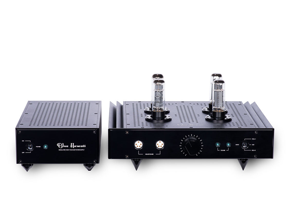 HeadAmp Blue Hawaii Front in Polished Black