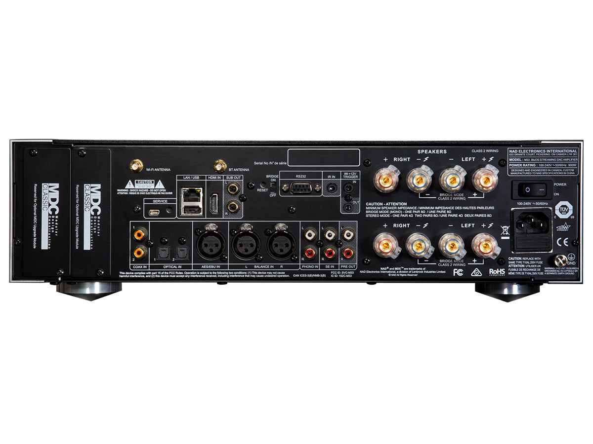M33 BluOS Streaming DAC Amplifier