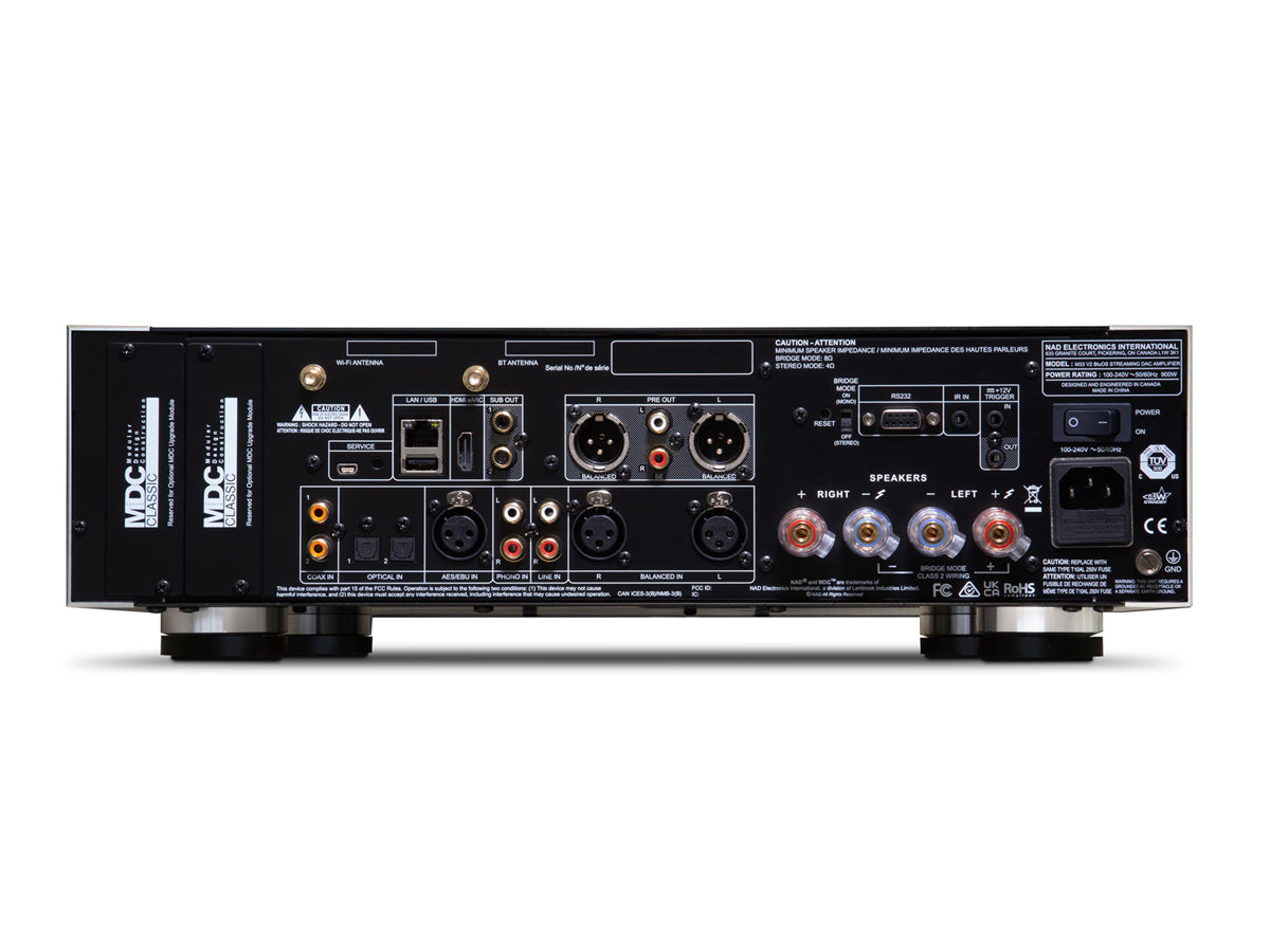 M33 V2 BluOS Streaming DAC Amplifier