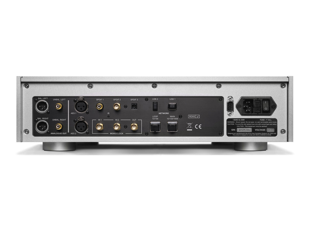 dCS Rossini APEX DAC/Network Streamer - Rear