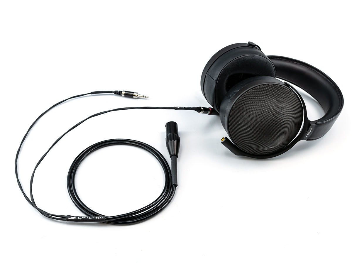 Black Dragon Premium Cable for Sony Headphones | Moon Audio