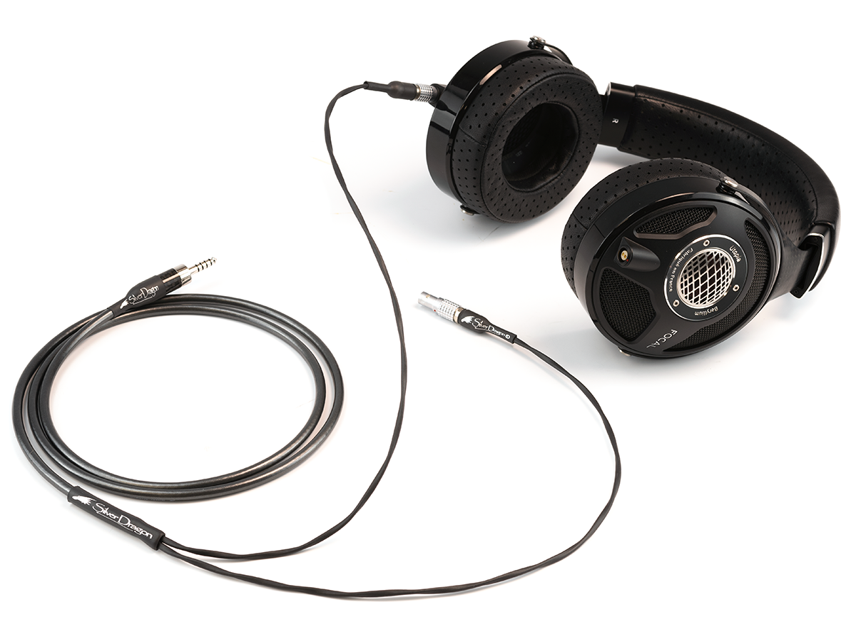 Silver Dragon Premium Cable V3 for Focal Utopia Headphones | Moon Silver Dragon Premium Cable V3 for Focal Utopia Headphones | Moon
