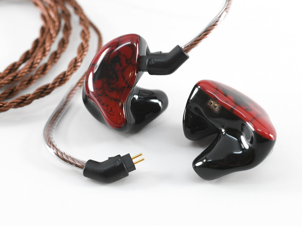Bronze Dragon 2-pin IEM Cable detail