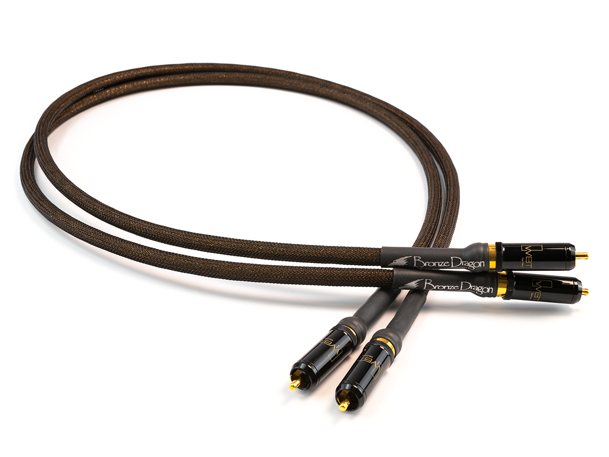 Bronze Dragon with WBT 0102CU Locking RCAs