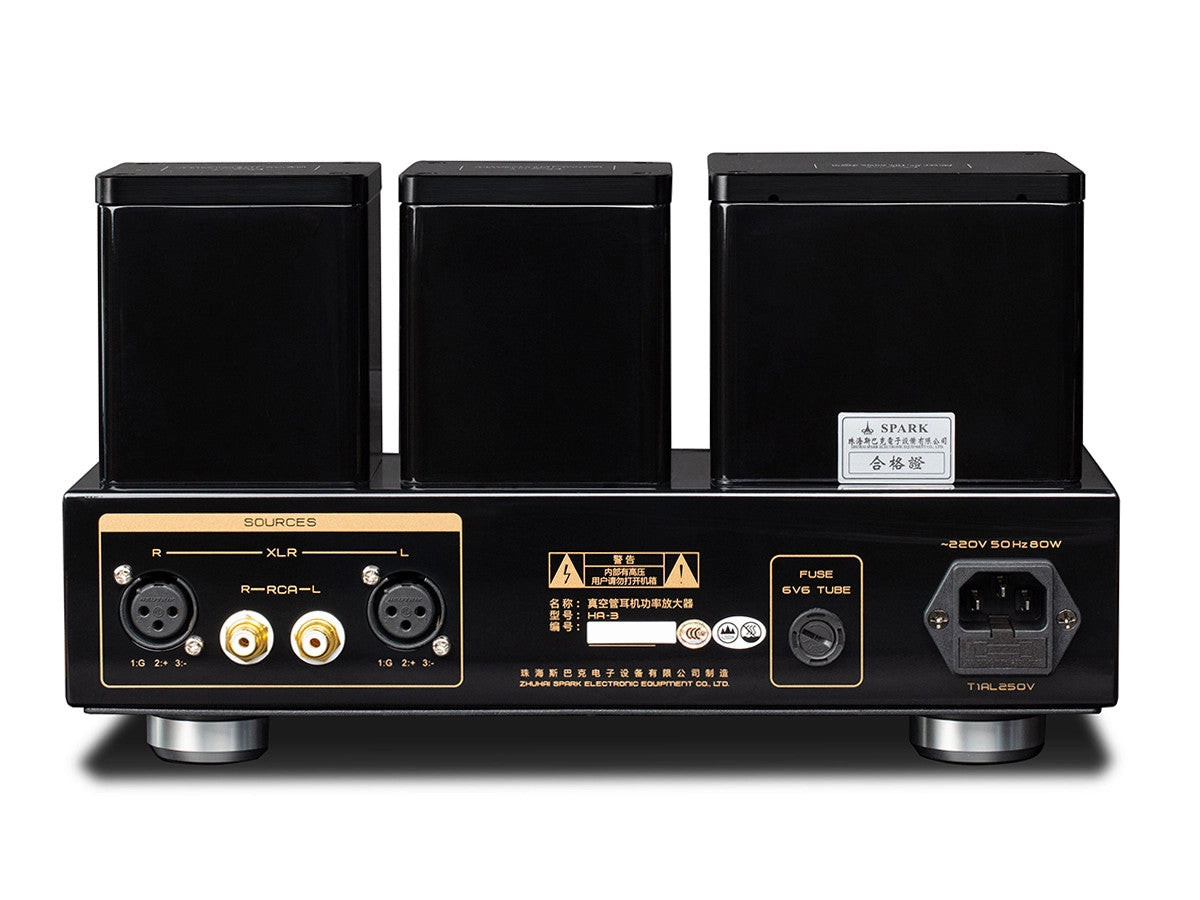 Cayin HA-3A Tube Headphone Amplifier Back