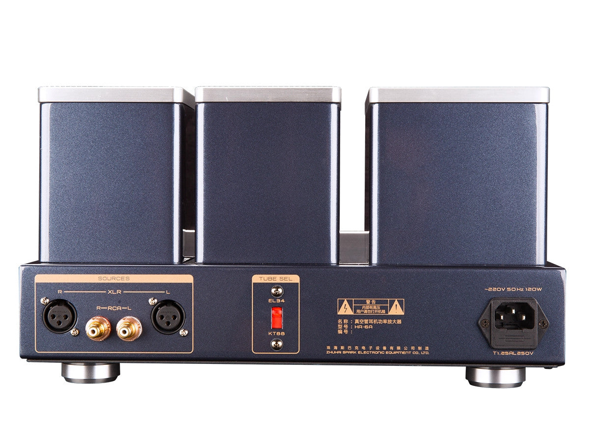 Cayin HA-6A Tube Headphone Amplifier Back