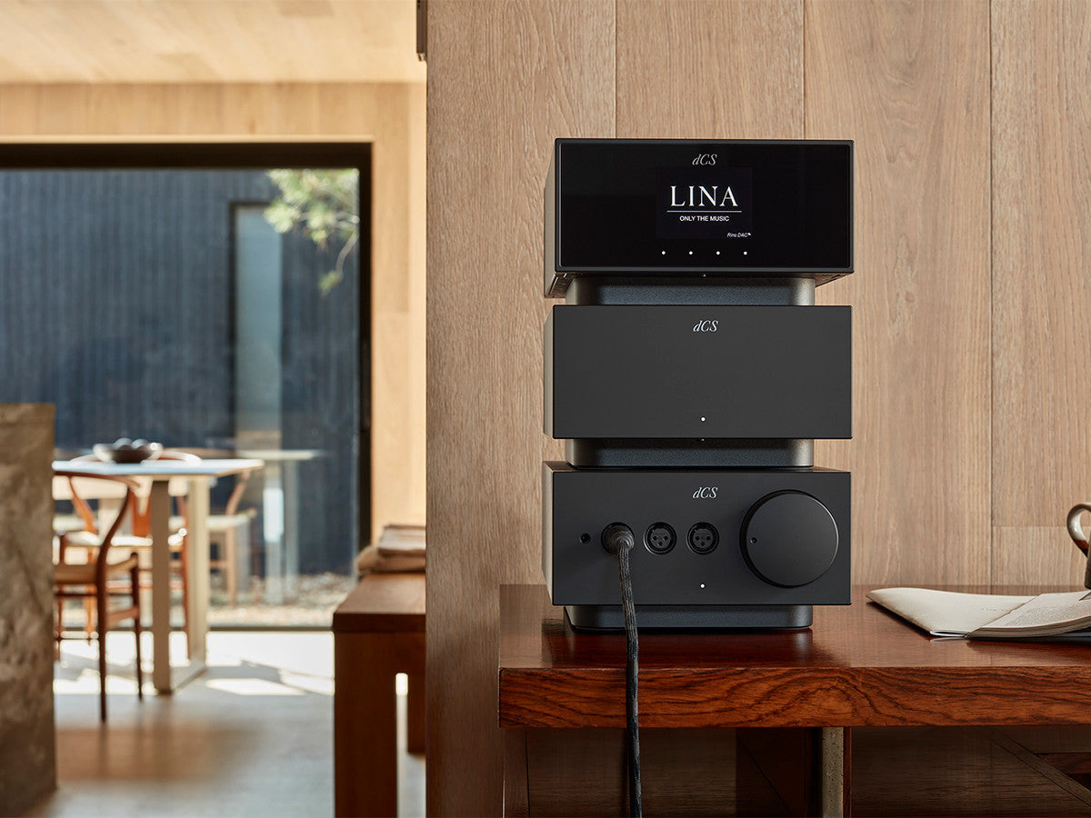 dCS Lina Full System Stacked on a table