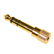 3.5mm to 1/4-inch connection adapter
