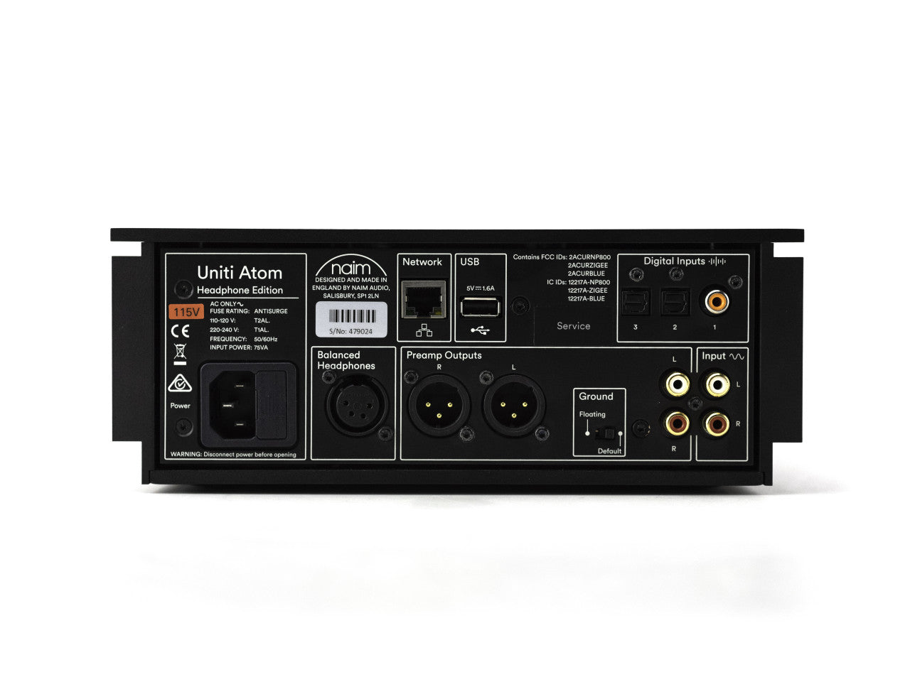 NAIM Uniti Atom Headphone (back)
