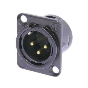 Chassis Mount Male XLR 3-Pin