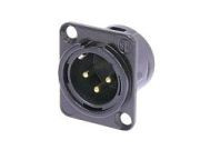 Chassis Mount Male XLR 3-Pin
