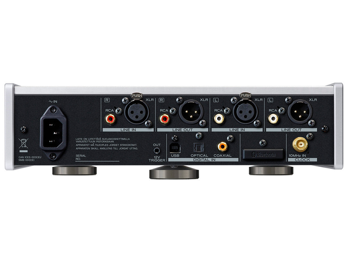 UD-507 DAC, Preamp, Headphone Amp Silver Rear