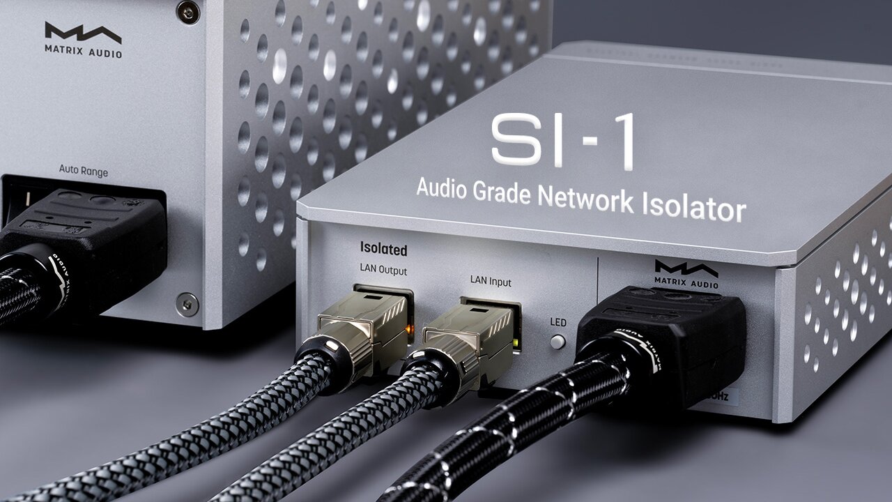 Matrix Audio SI-1 Network Isolator Review: Severing the Noise at the S