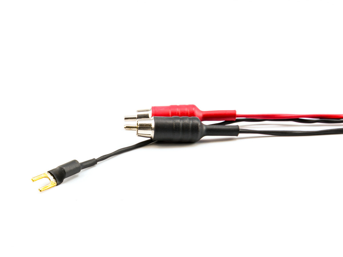 Black Dragon Phono DIN to RCA Cable - Cardas GRCM RCA Connectors, Drain Wire