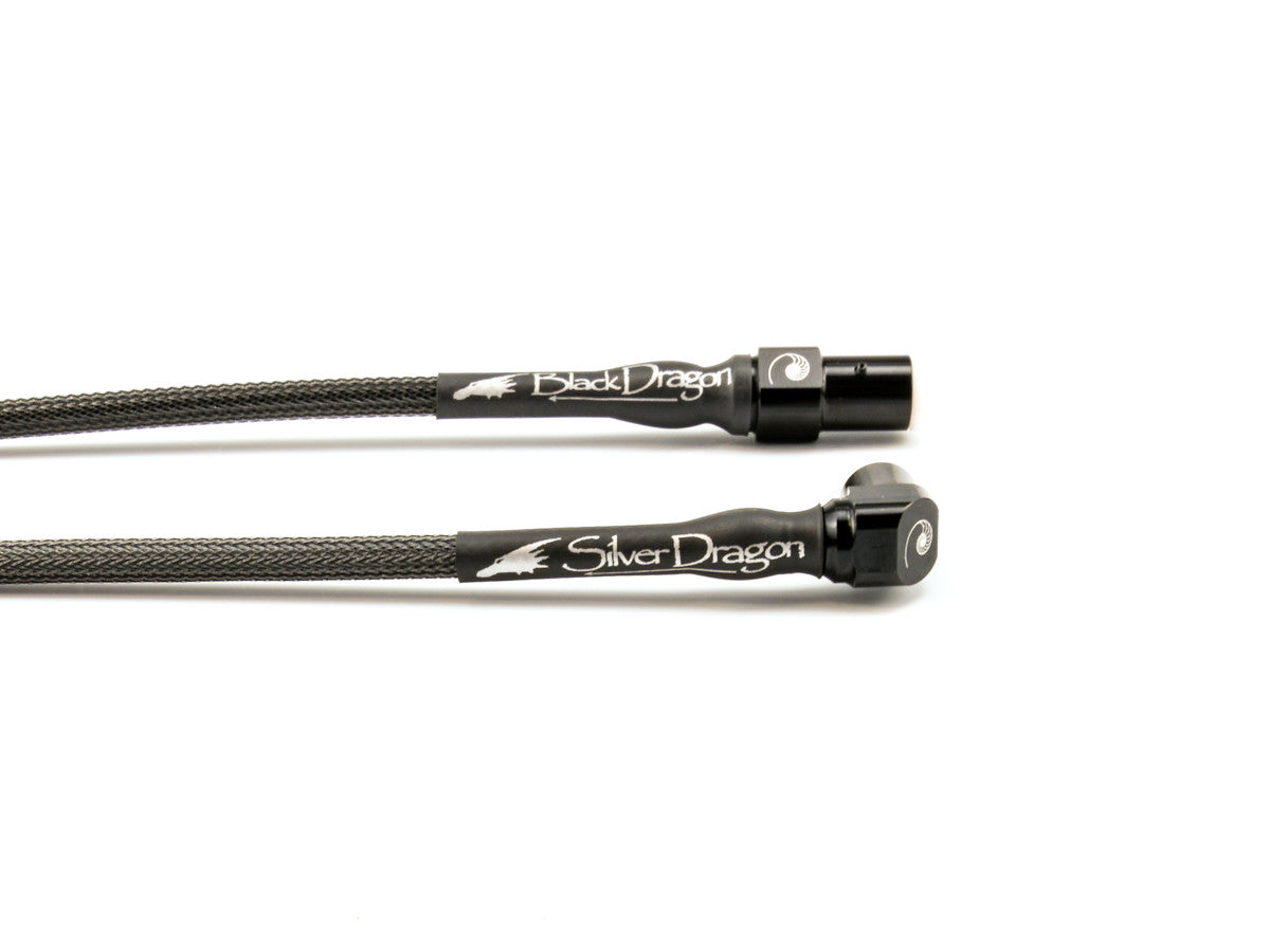 Black Dragon Phono DIN to RCA Cable - Cardas SDIN & RDIN Connectors