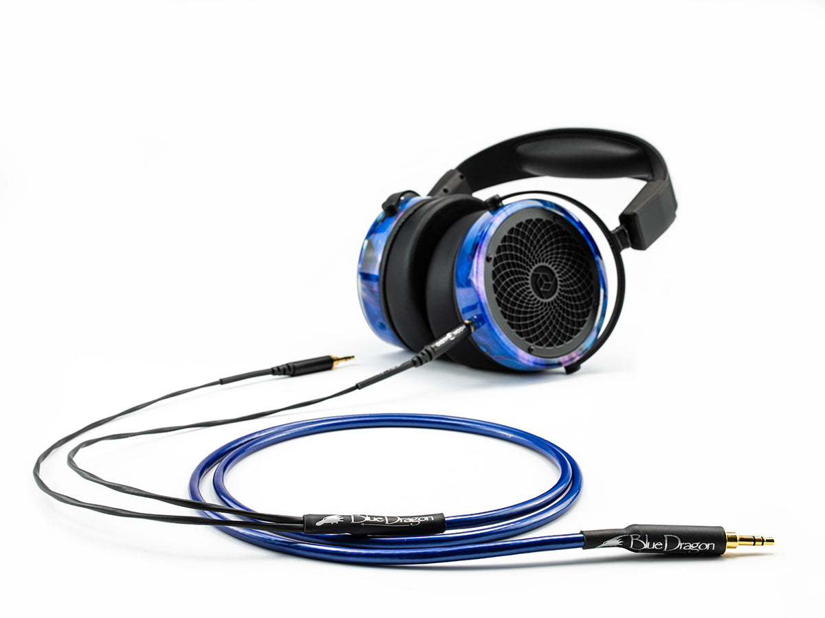 moon audio Blue Dragon ヘッドホン リケーブル Blue Dragon Headphone Cable | Moon Audio