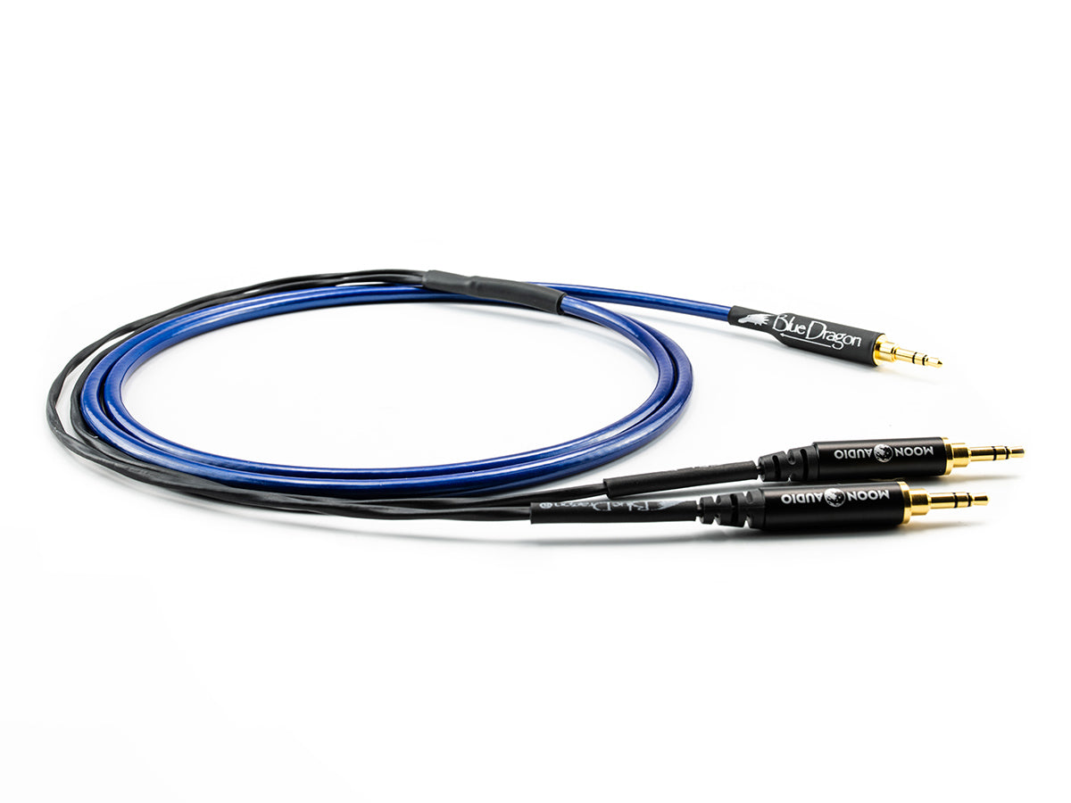 moon audio Blue Dragon ヘッドホン リケーブル Blue Dragon Headphone Cable | Moon Audio