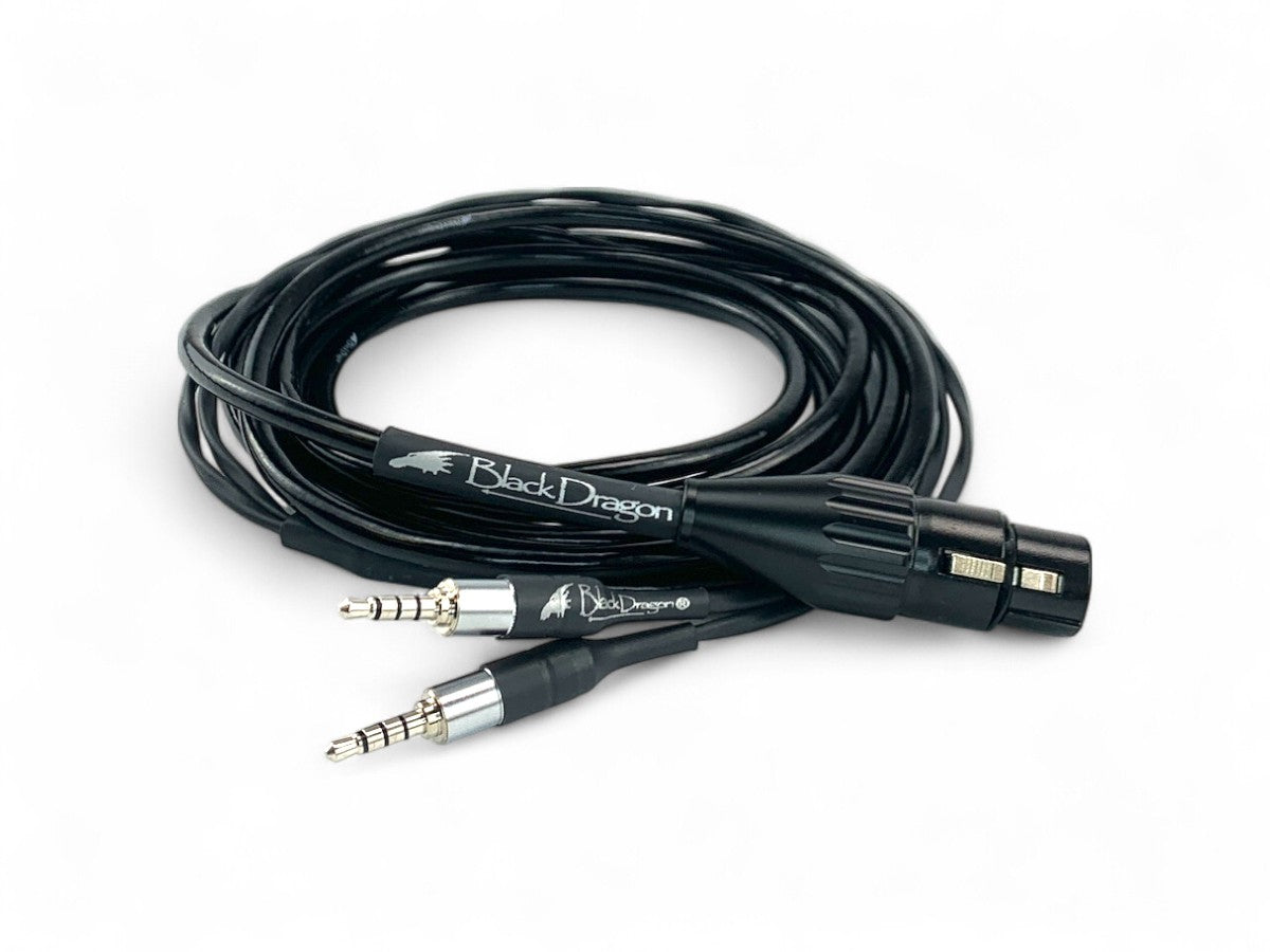 Black Dragon Headphone Cable - B-Stock