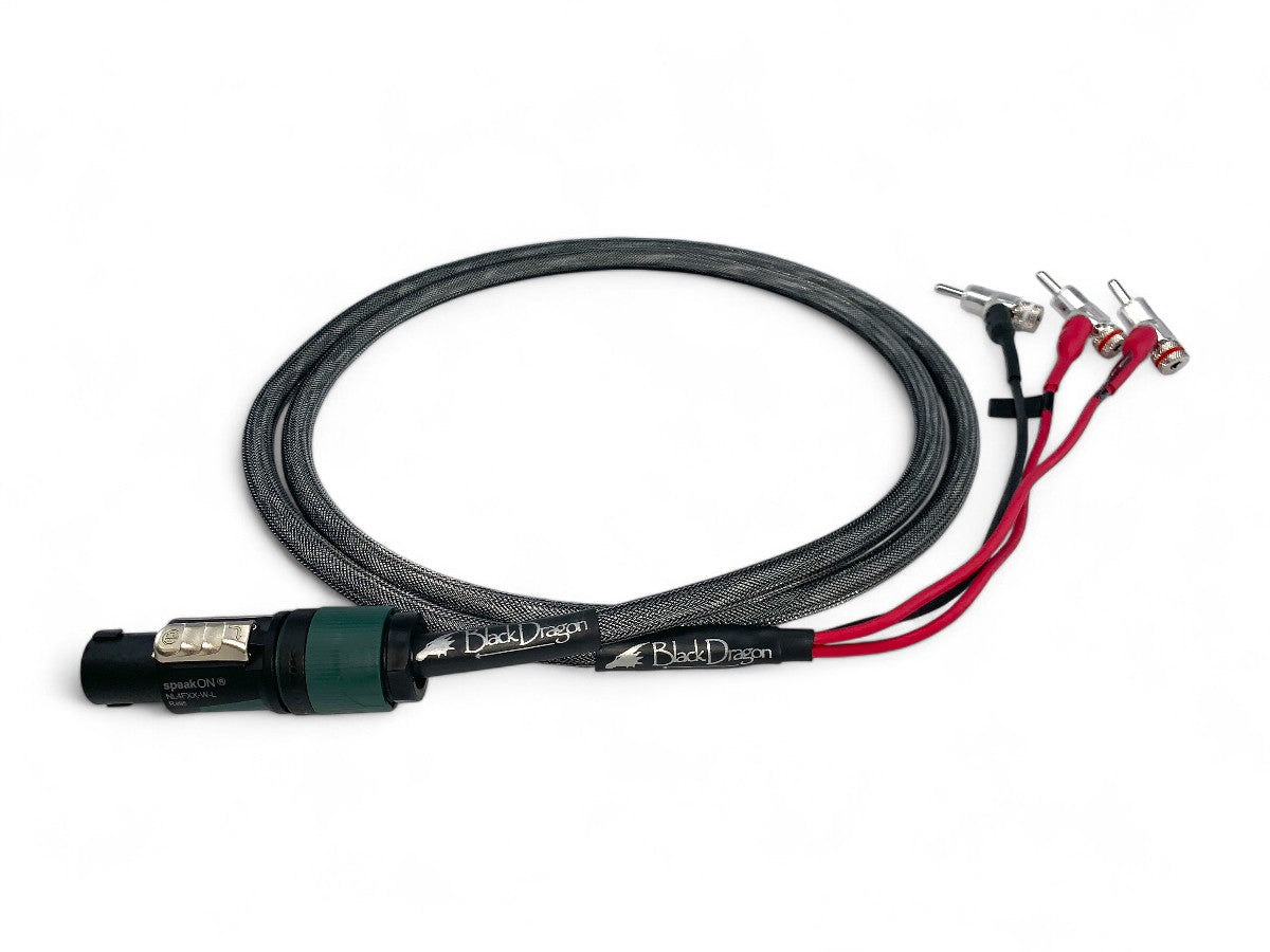 Black Dragon Speaker Cable for REL Subwoofers