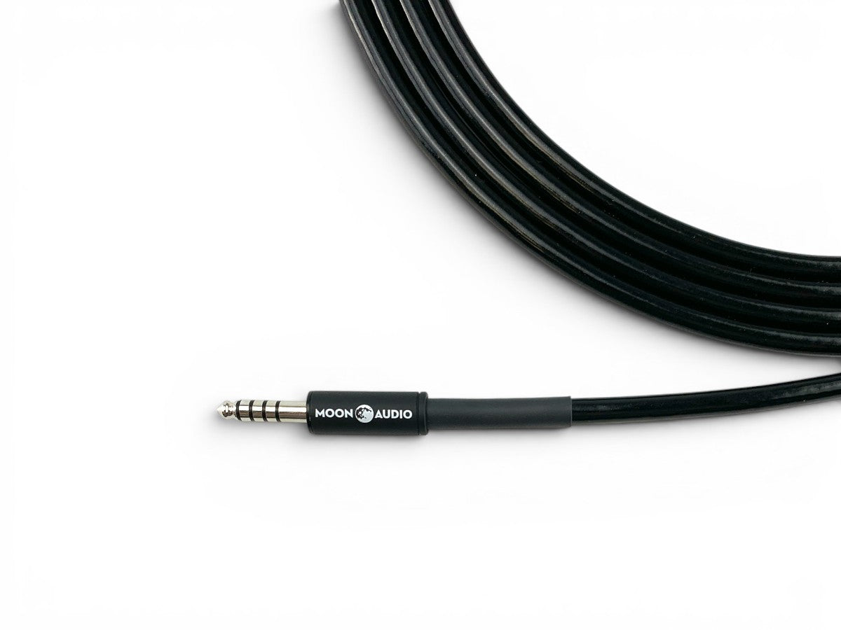 ヘッドホン Premium Black-Copper headphone cable XLR Black Dragon Premium Cable for Denon headphones | Moon Audio