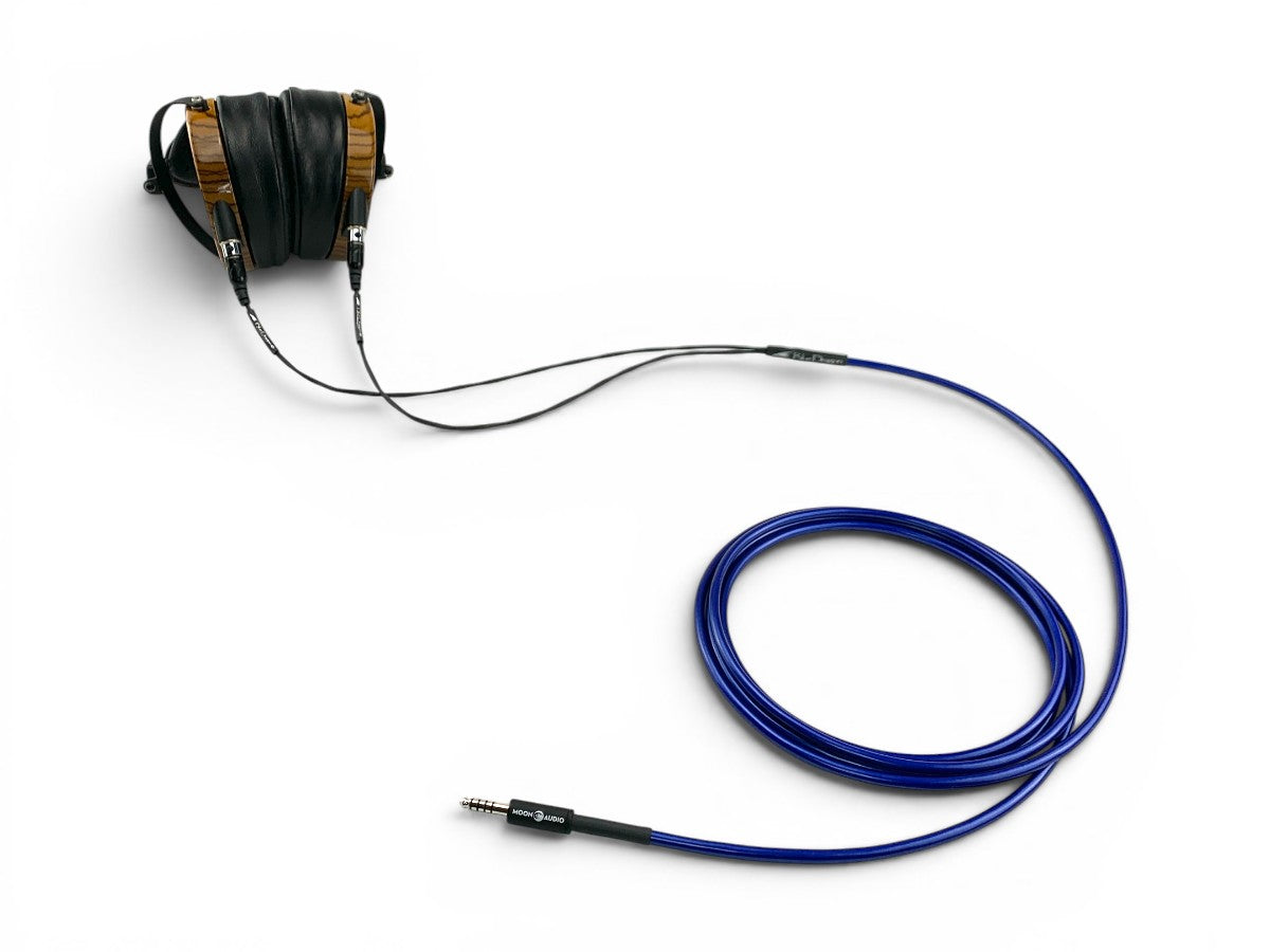 moon audio Blue Dragon ヘッドホン リケーブル Blue Dragon Premium Cable for Sennheiser HD800s, HD820 | Moon Audio