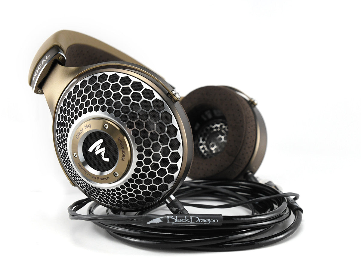 Focal Clear MG Headphones with Black Dragon