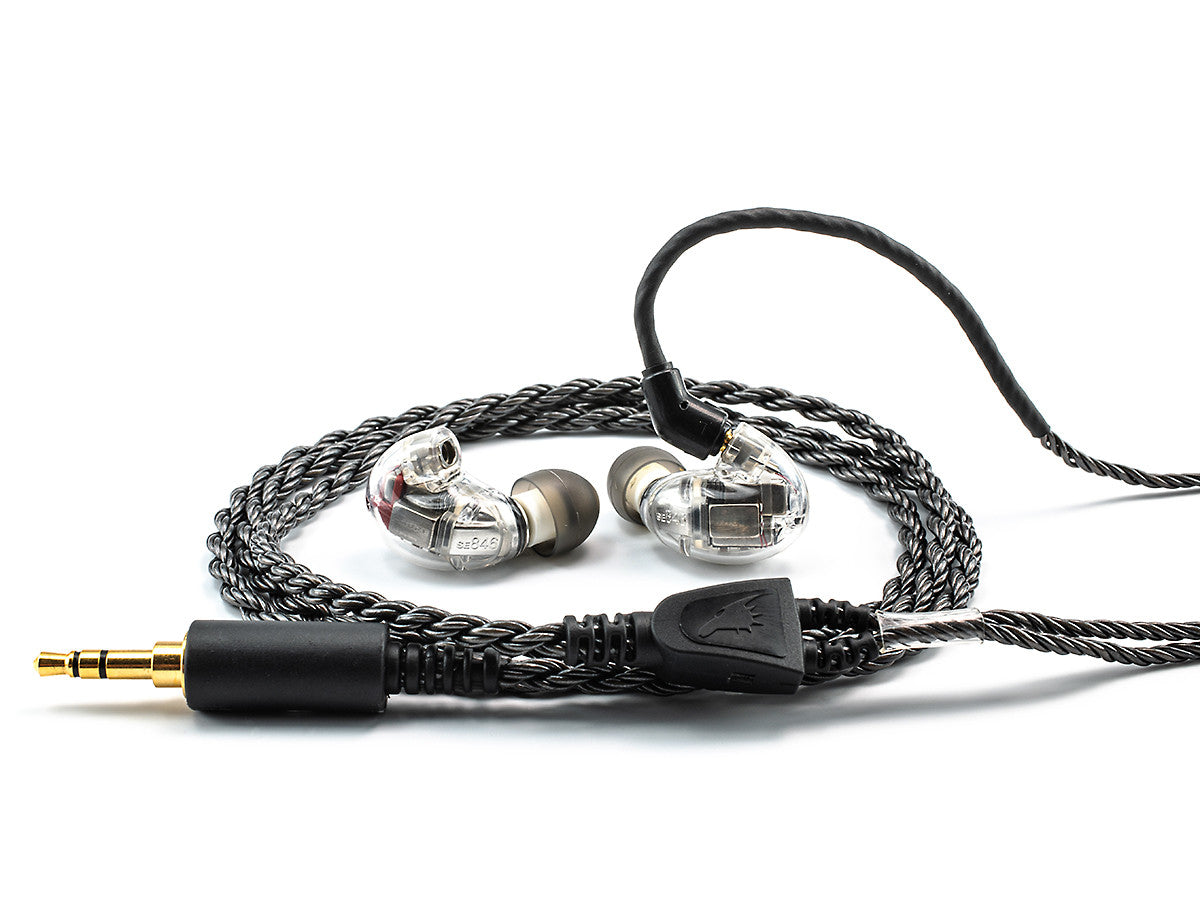 Silver Dragon IEM Cable for Shure with Shure SE846 Clear