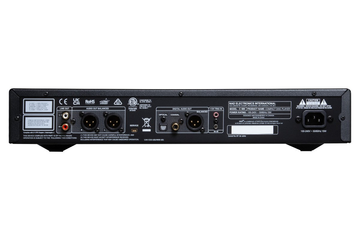 NAD C 589 – ESS SABRE DAC CD Player | Moon Audio