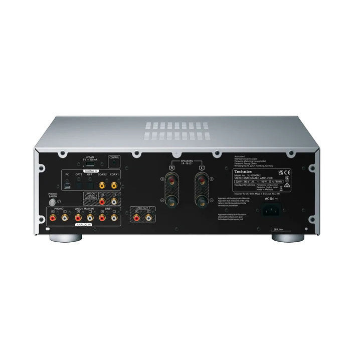 Stereo Integrated Amplifier SU-G700M2 Rear View