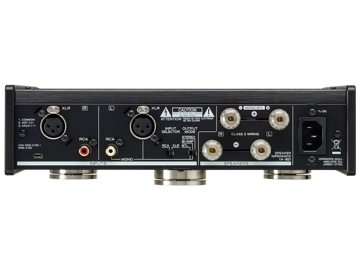 TEAC AP-505 Stereo Power Amplifier Black (back)
