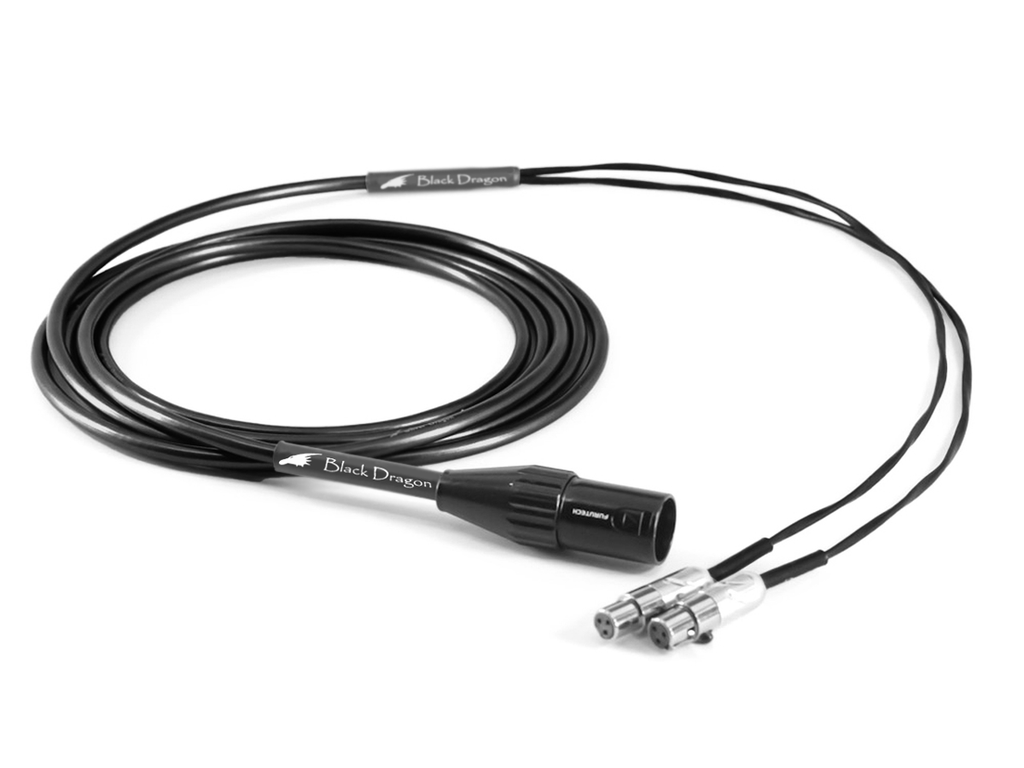 Black Dragon Premium Cable V2 for Audeze Headphones | Moon Audio
