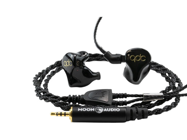 Black Dragon IEM Cable for QDC V2 | Moon Audio