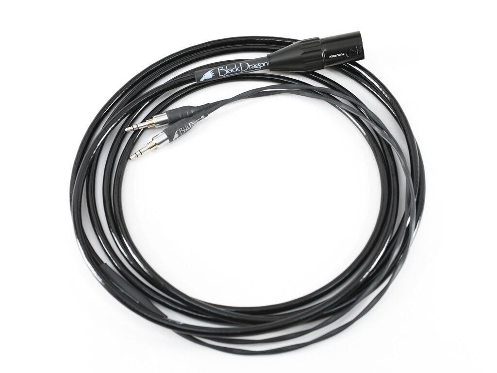Black Dragon Premium Cable for Focal Celestee headphones