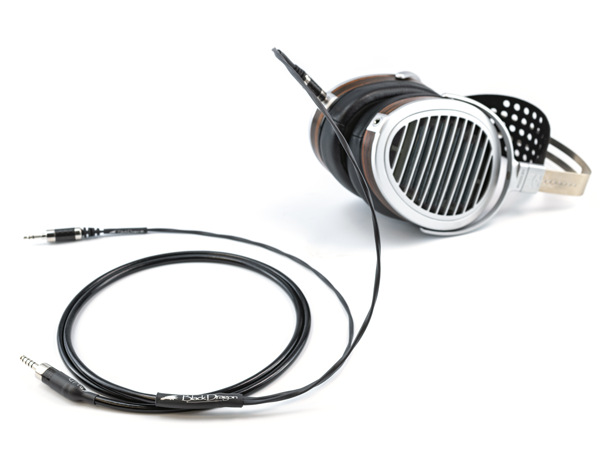 Black Dragon Premium Cable for HiFiMan Headphones with HE1000
