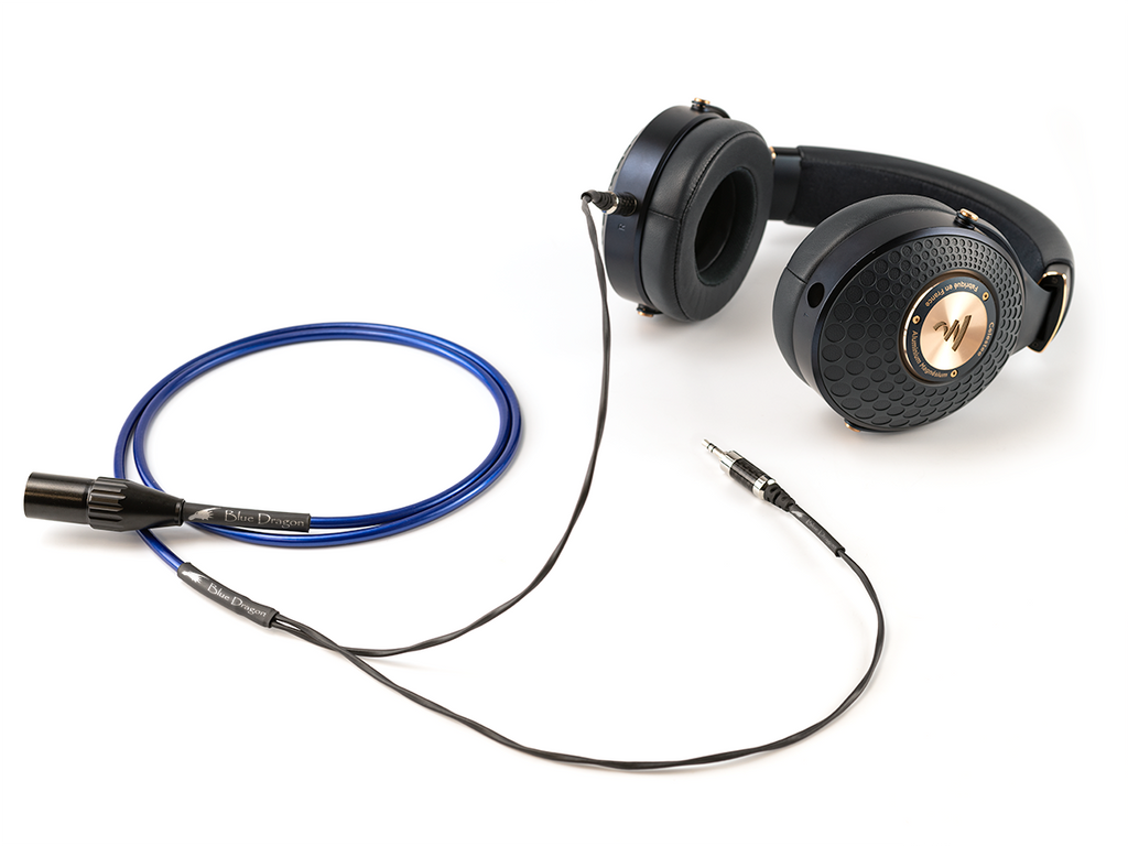 moon audio Blue Dragon ヘッドホン リケーブル Blue Dragon Premium Cable for Sennheiser HD800s, HD820 | Moon Audio