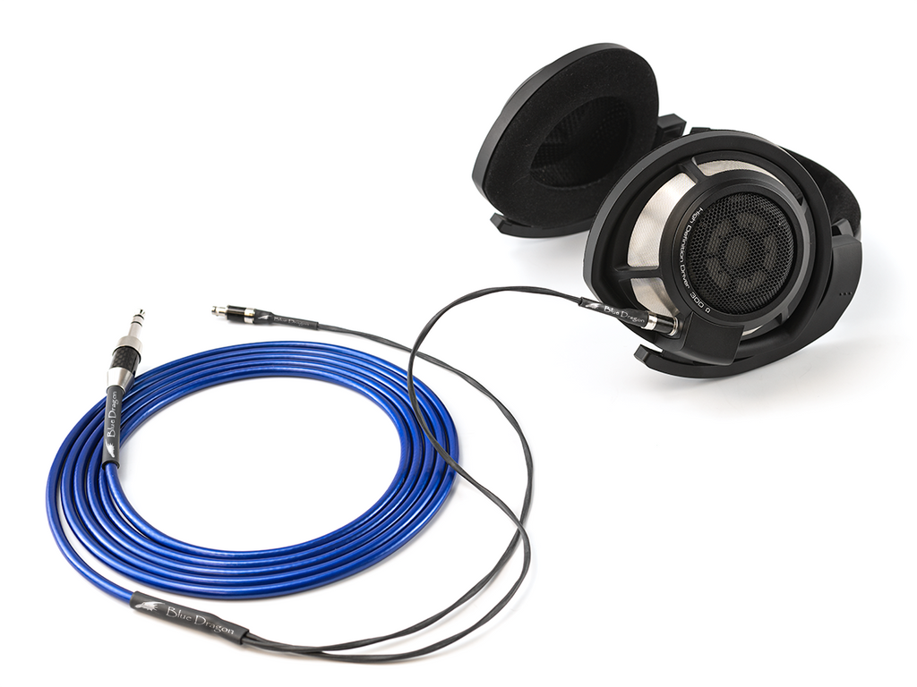 【おまけ付】 Premium Dragon Blue Cable HD820 HD800s, Sennheiser for 管楽器・吹奏楽器