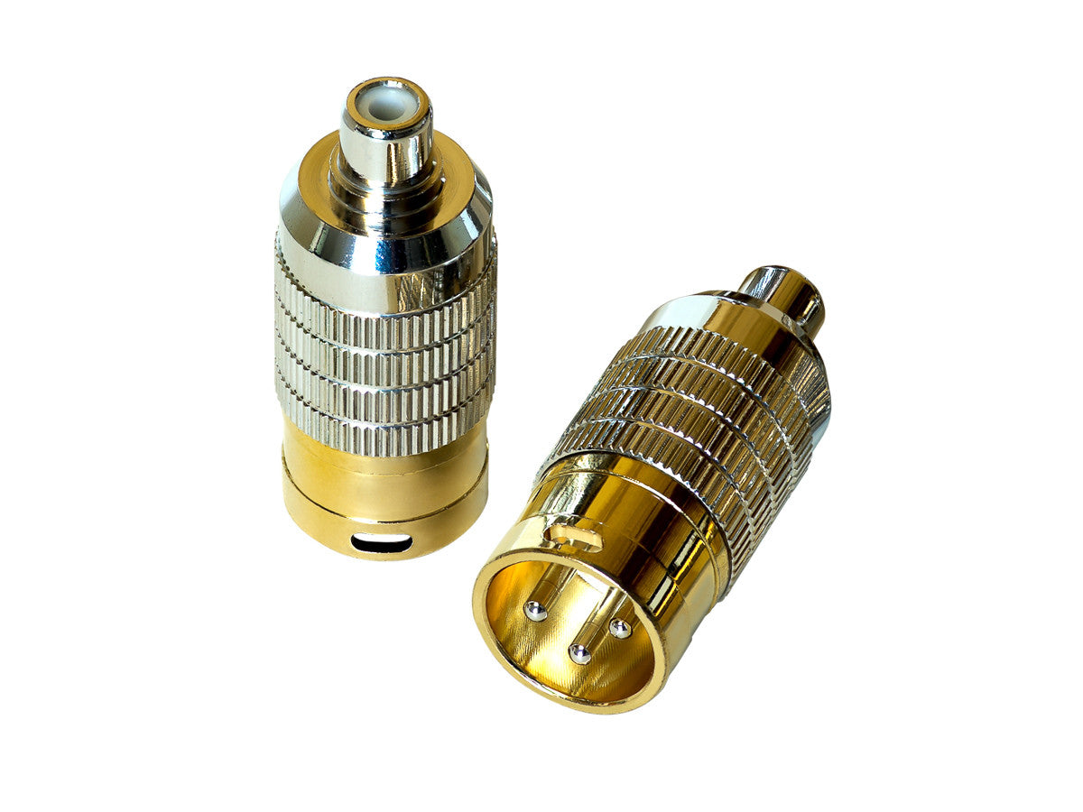 Cardas Female RCA to Male XLR Adapters