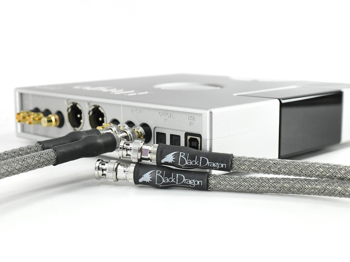 Chord Hugo TT 2 with Black Dragon Dual Coax Digital Cables