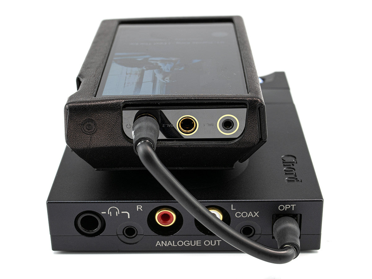 Silver Dragon Toslink Form Fit Cable with Hugo2 and Kann Alpha