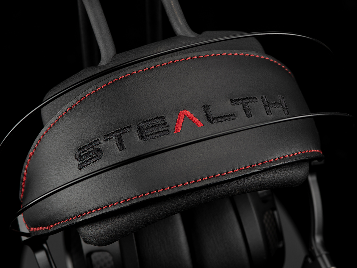Dan Clark Stealth headphone band outside
