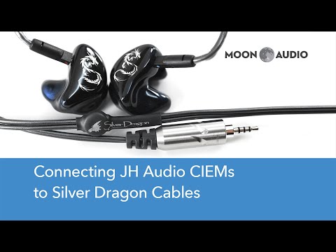 JH Audio Custom IEMs + Silver Dragon IEM Headphone Cable | Moon Audio