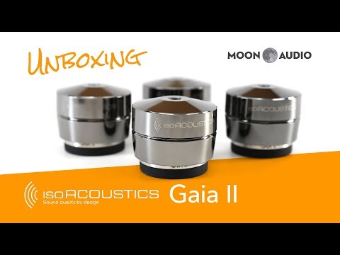 Isoacoustics Gaia II Speaker Isolation Devices Unboxing | Moon Audio