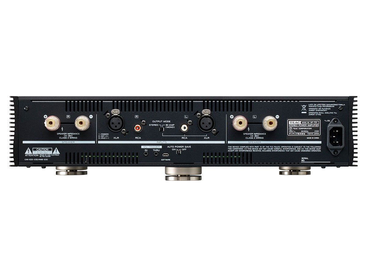 AP-701 Amplifier Black (back)