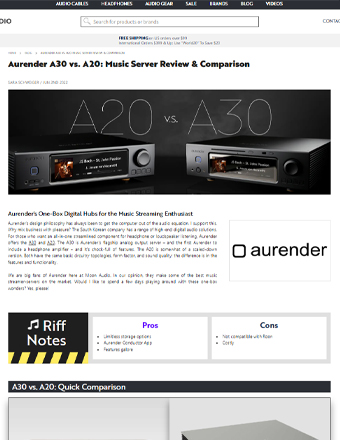 Aurender A30 vs. A20: Music Server Review & Comparison