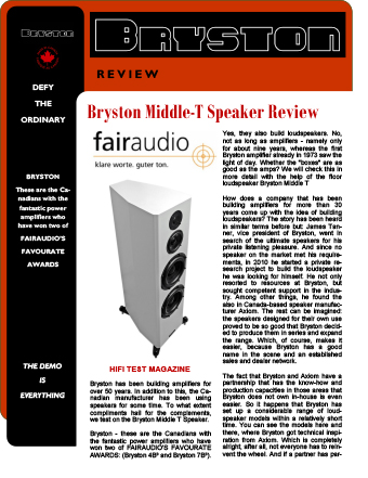 Bryston Fair Audio Review
