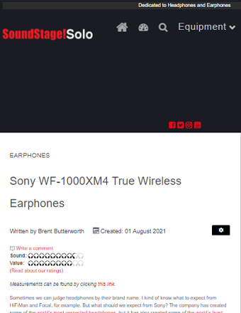 Sony WF-1000XM4 Wireless Earbuds Review SoundStage