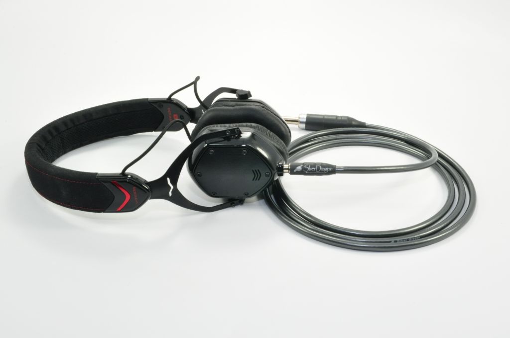 V-Moda M-80 with Silver Dragon V3 Headphone Cable